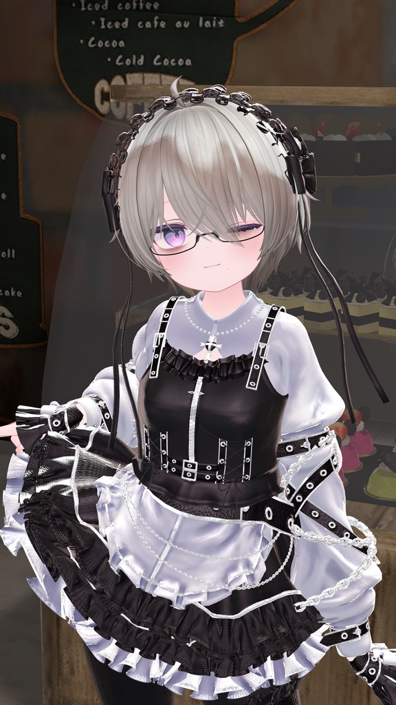 【SALE】ゴシックメイド【17アバター対応】- Gothic Maid -