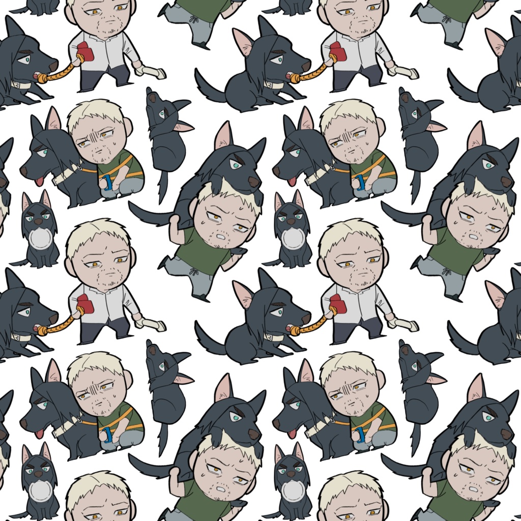 タイリング犬エレとライ