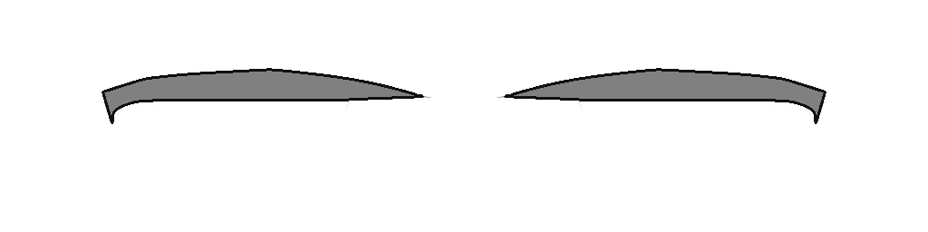 アニメ調　セルルック用　アイライン