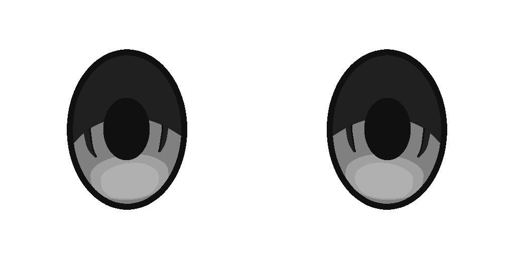 アニメ調　セルルック 瞳