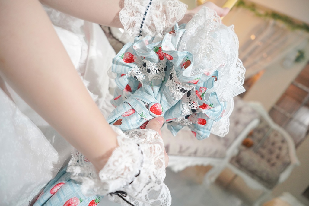 不思議の国のアリス風 ロリィタパラソル(日傘)