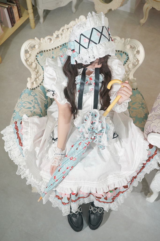 不思議の国のアリス風 ロリィタパラソル(日傘)