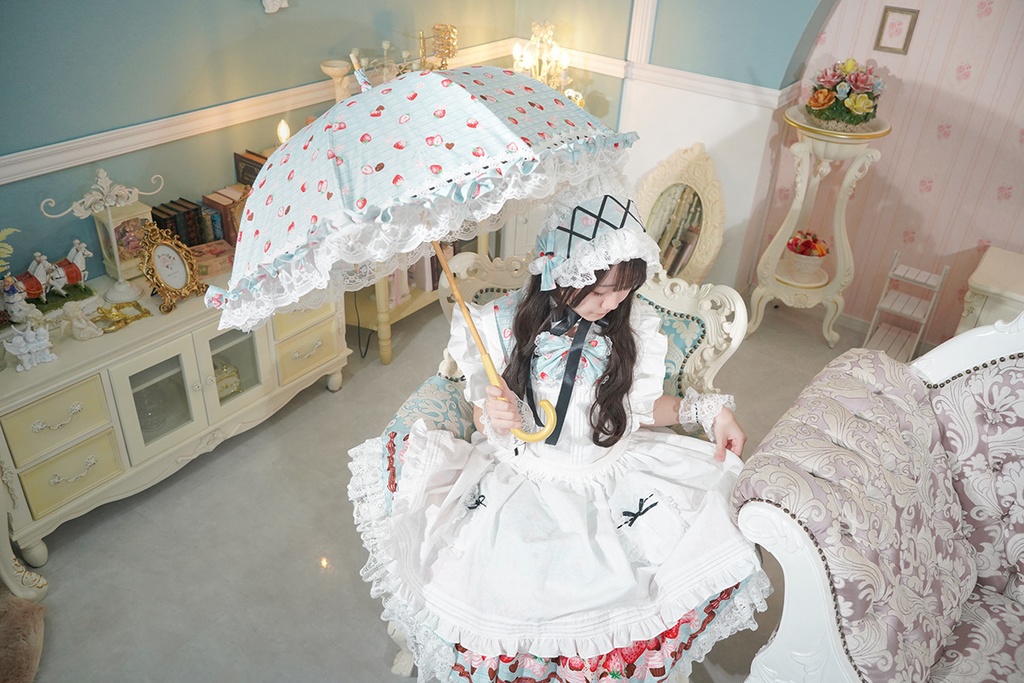 不思議の国のアリス風 ロリィタパラソル(日傘)