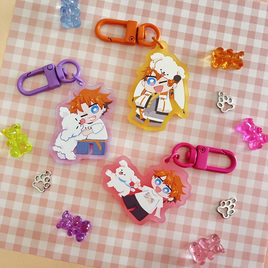 ジュニアといっしょ Acryl key holder