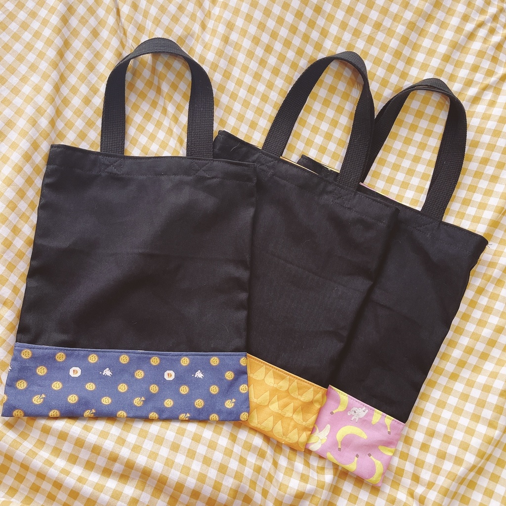 original fabric A4 tote bag