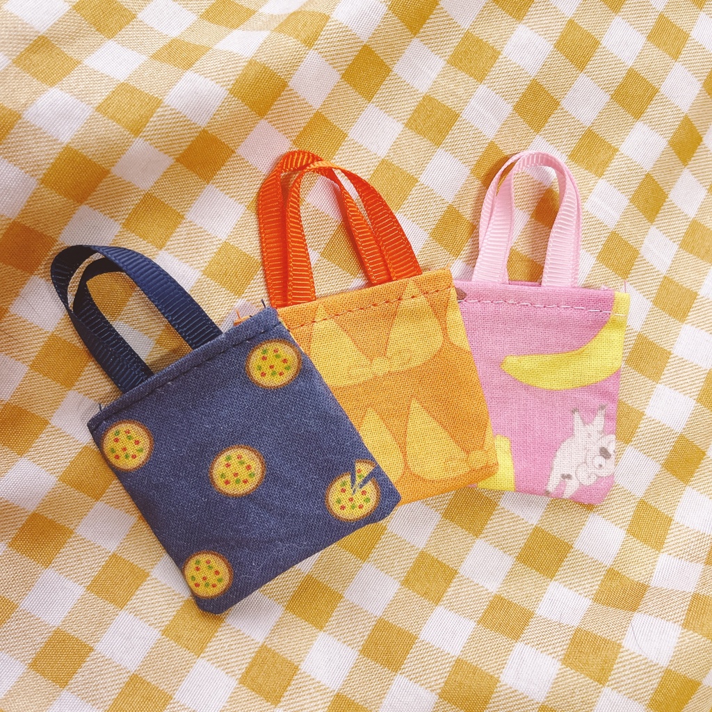 original fabric A4 tote bag