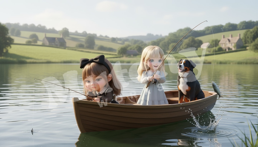 Meany&Ciel ピクニック編 5枚セット (AIイラスト 6Kサイズ)