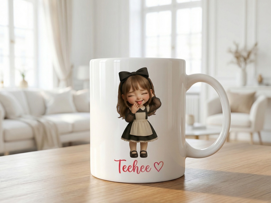 メイド少女クリップアート 50ポーズセット【4K PNG・透過背景】