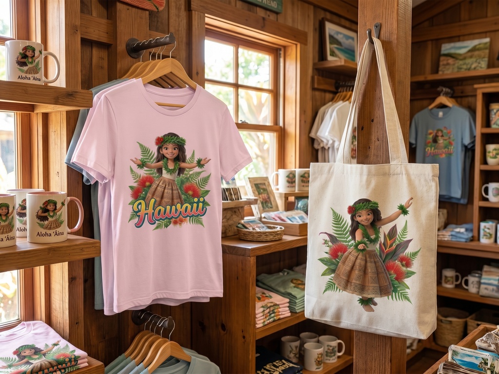 フラガール クリップアート カヒコエディション | 30枚PNG 透過背景 3Dフィギュアスタイル ハワイアンダンス