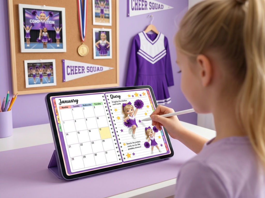 ジュニアチアガール クリップアート スクールスピリットED Vol.3 | 32枚PNG 透過背景