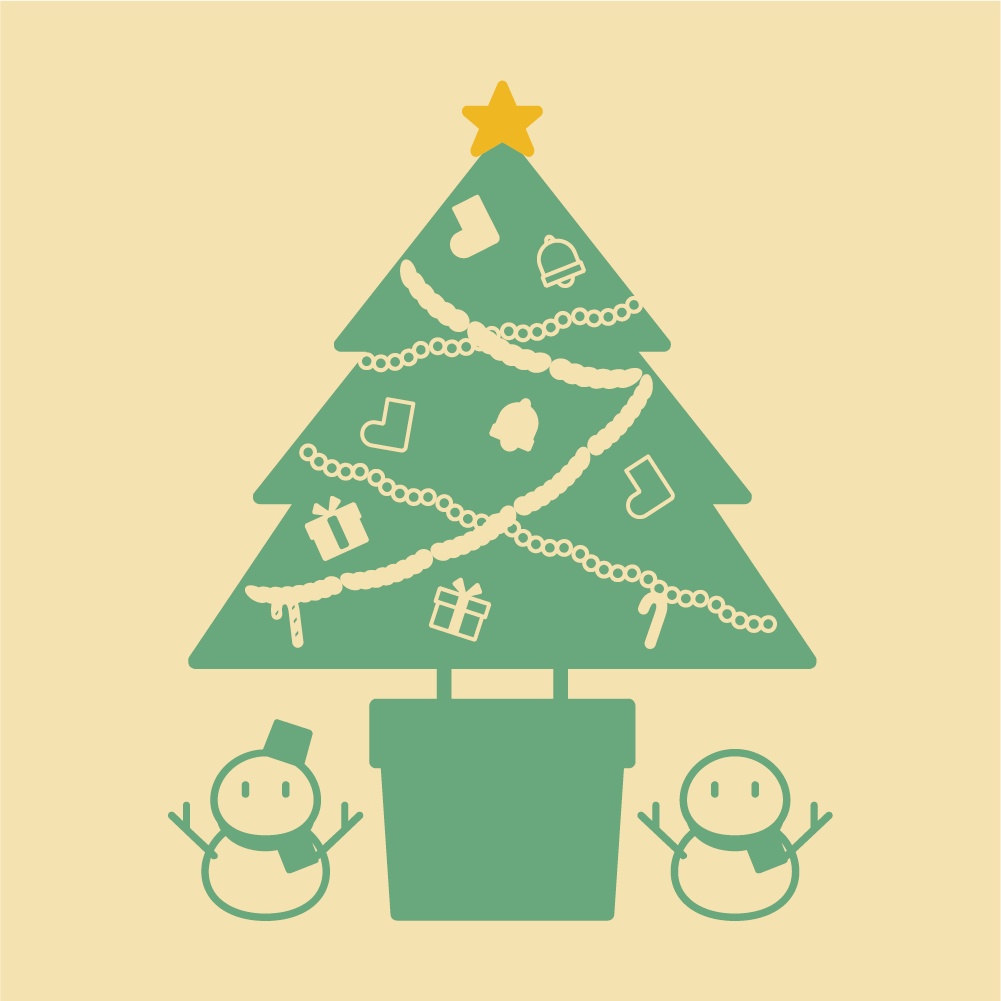 クリスマスツリーフォント(個人利用のみ)