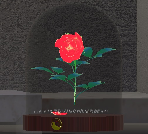 薔薇のスノードーム
