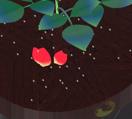 薔薇のスノードーム