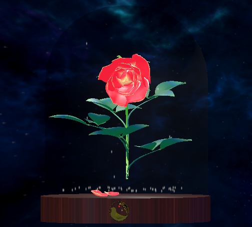 薔薇のスノードーム
