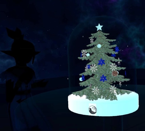 ミニツリーのスノードーム