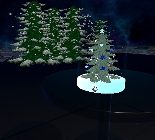 ミニツリーのスノードーム