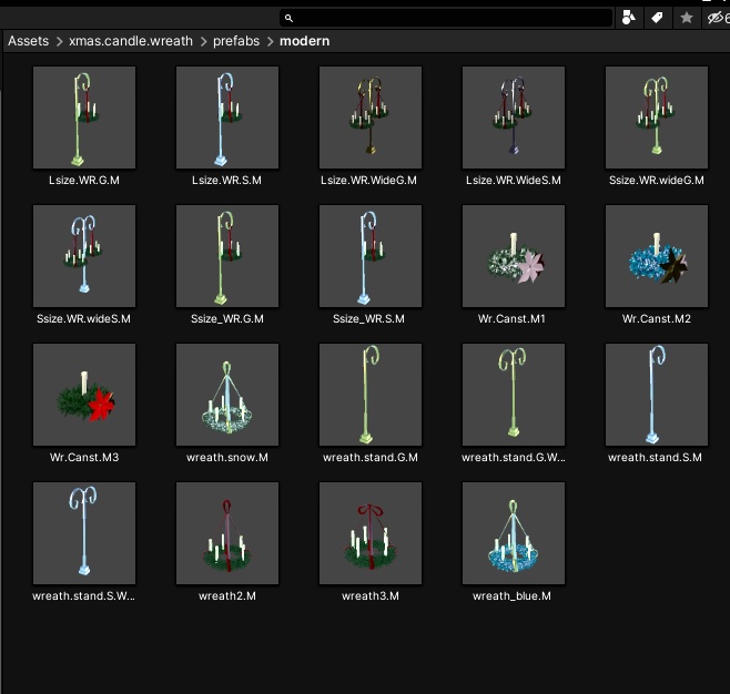 【クリスマス】キャンドルリーススタンド (41点セット)