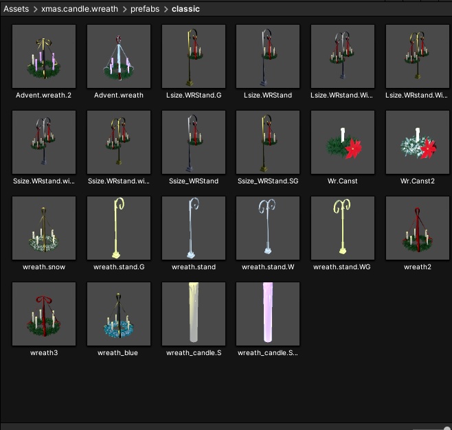 【クリスマス】キャンドルリーススタンド (41点セット)