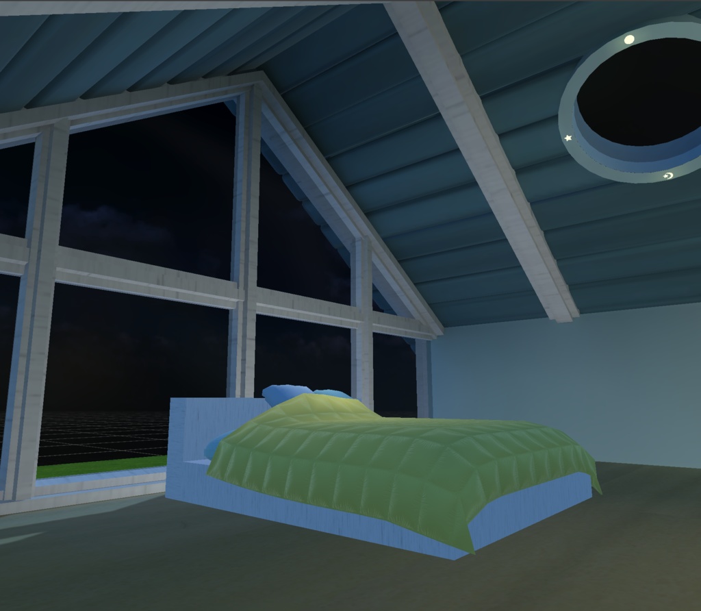 Attic Starry House_ 天窓の星空