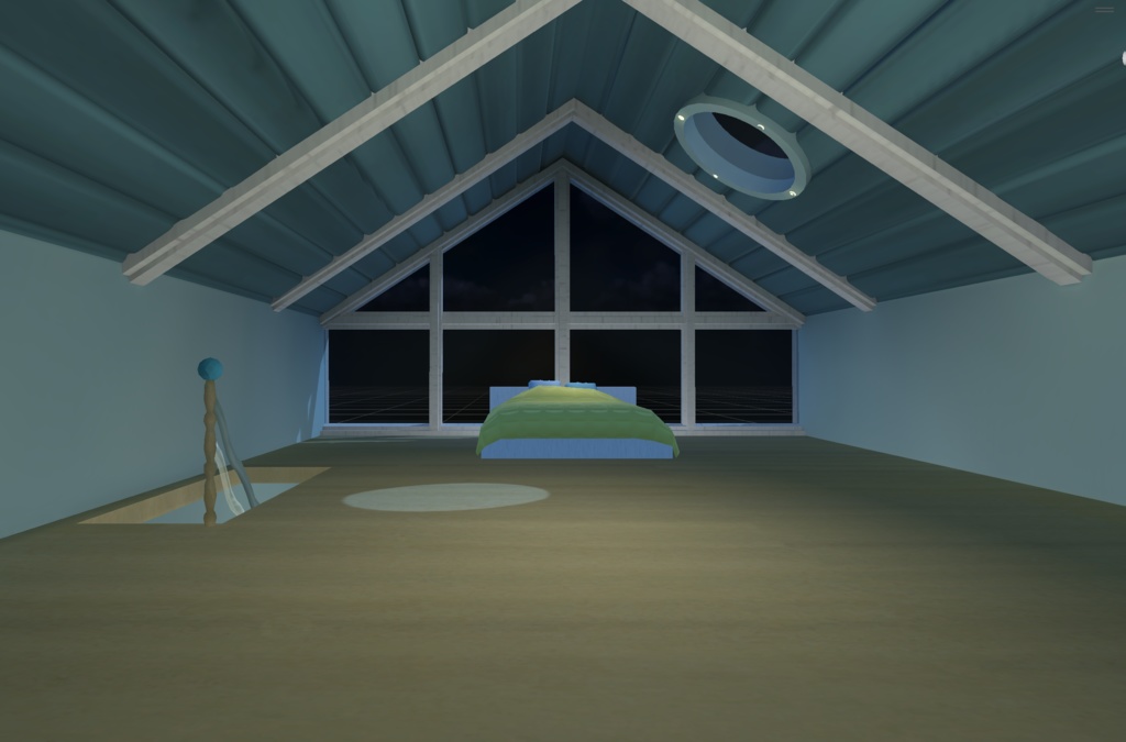 Attic Starry House_ 天窓の星空