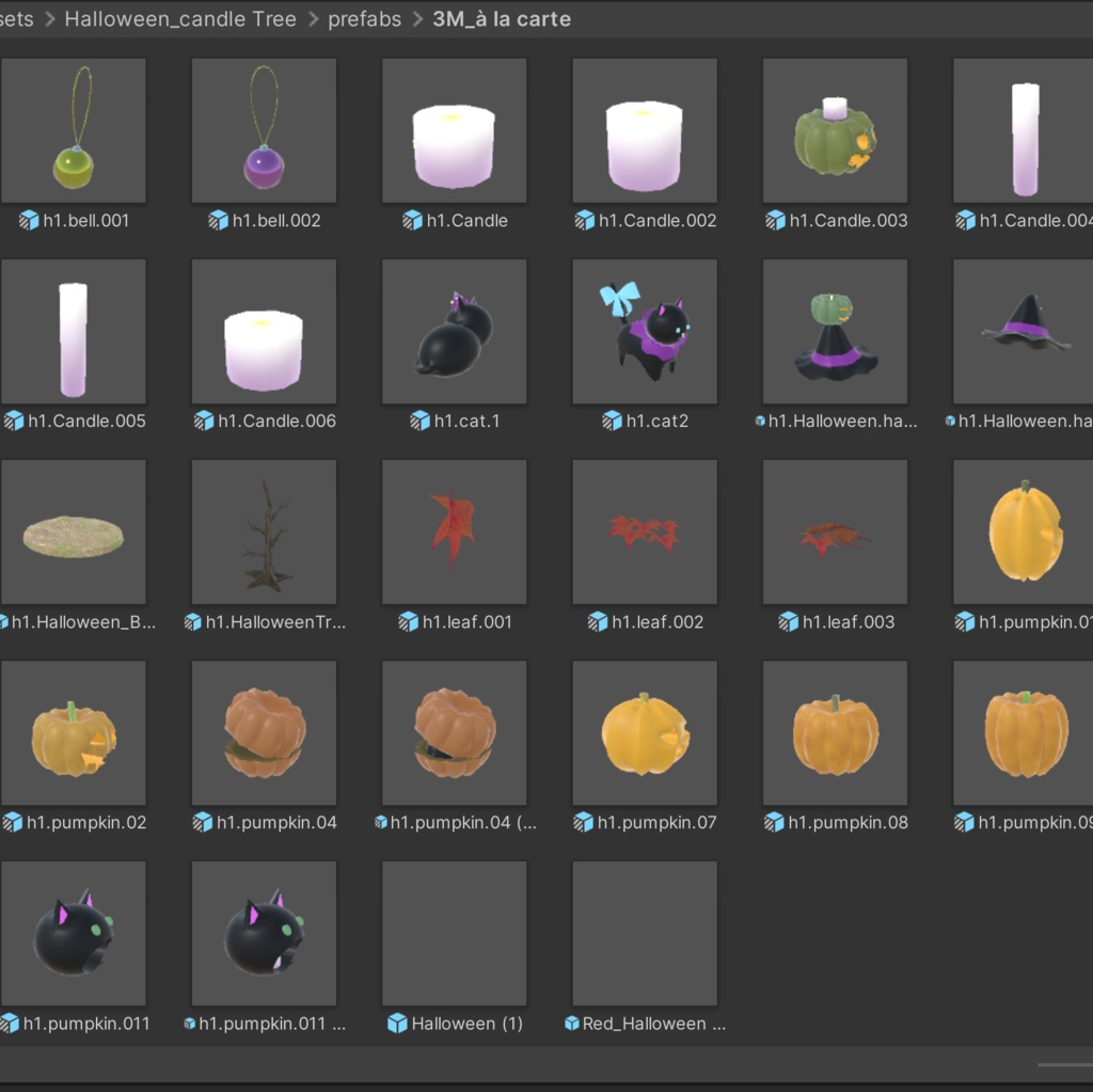 ハロウィン キャンドル ツリー