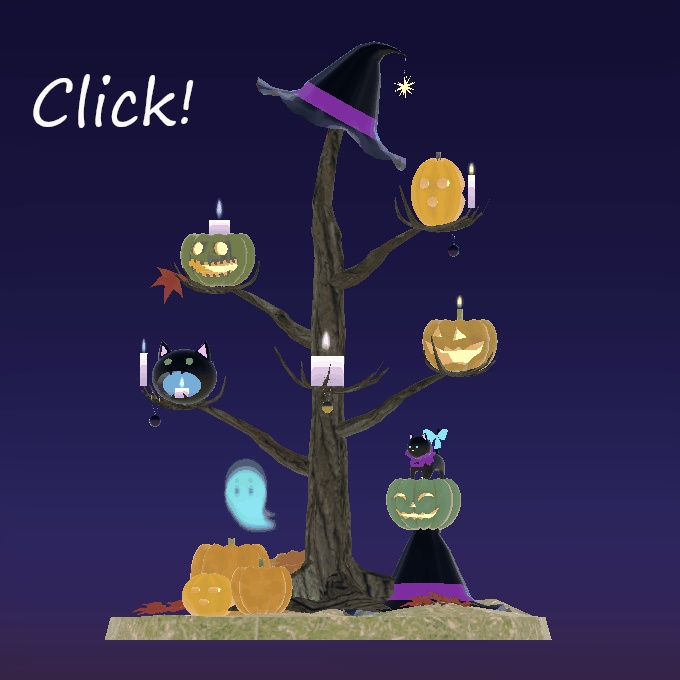 ハロウィン キャンドル ツリー