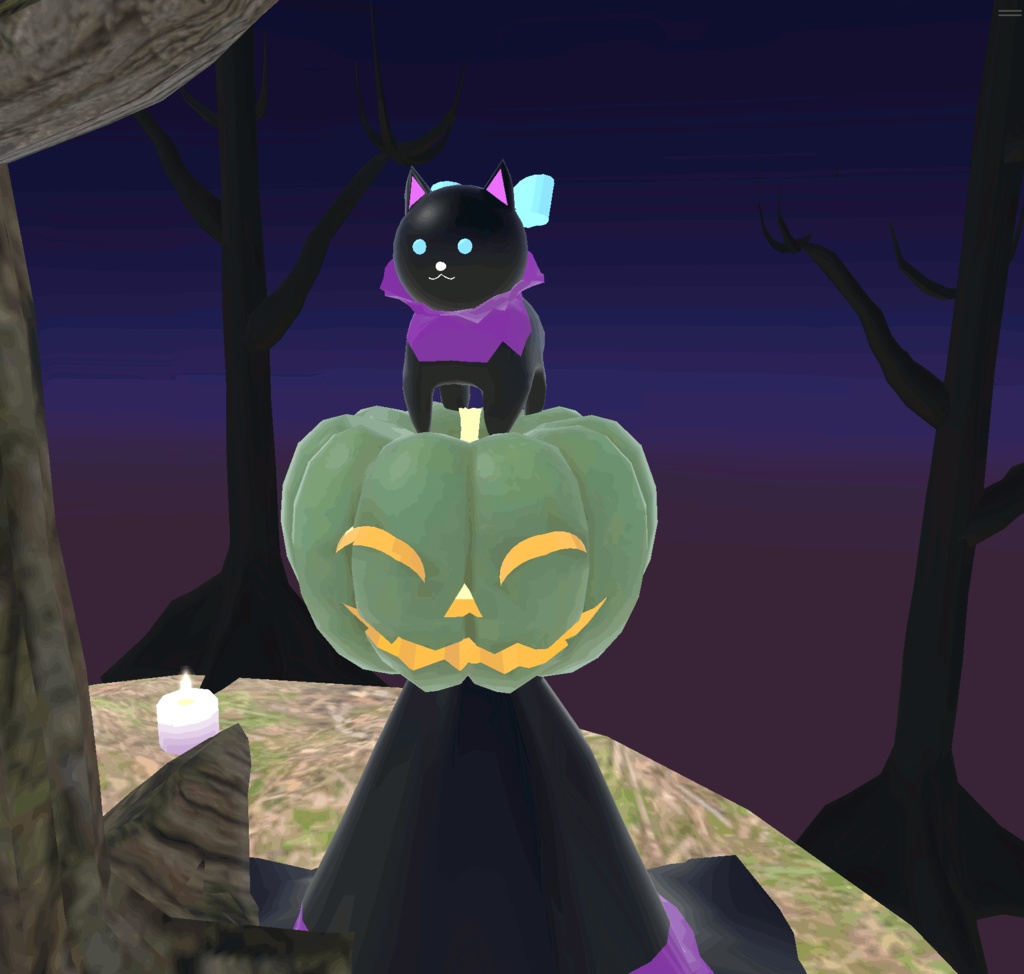 ハロウィン キャンドル ツリー