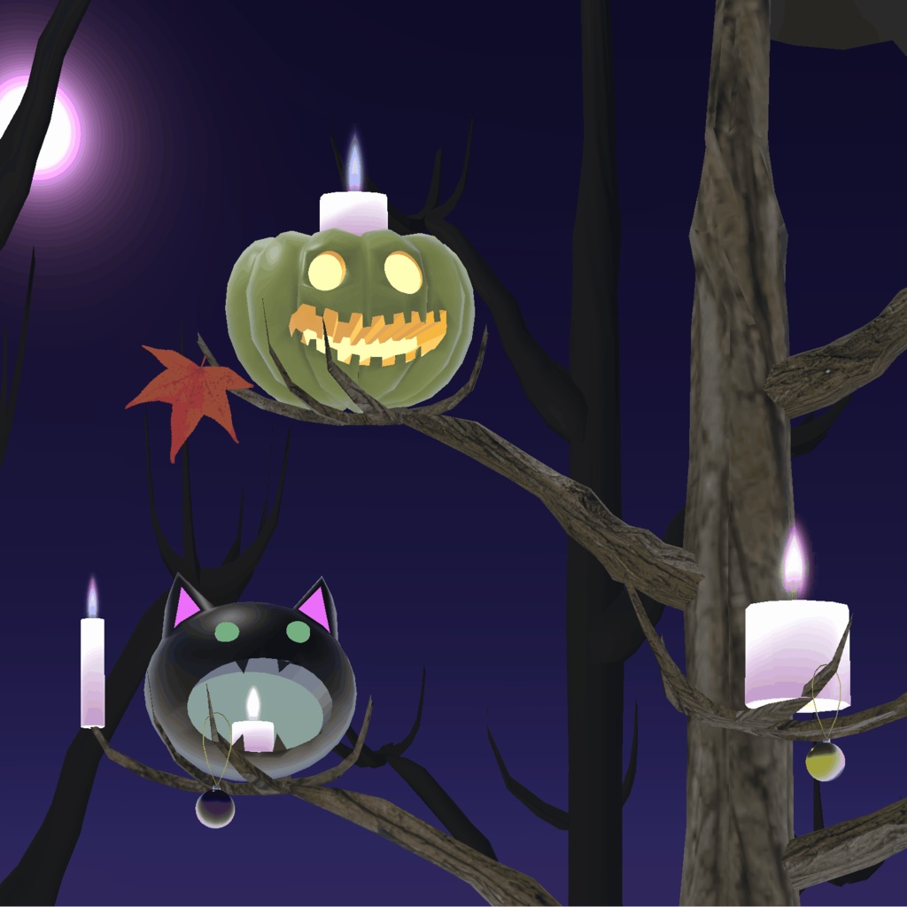 ハロウィン キャンドル ツリー