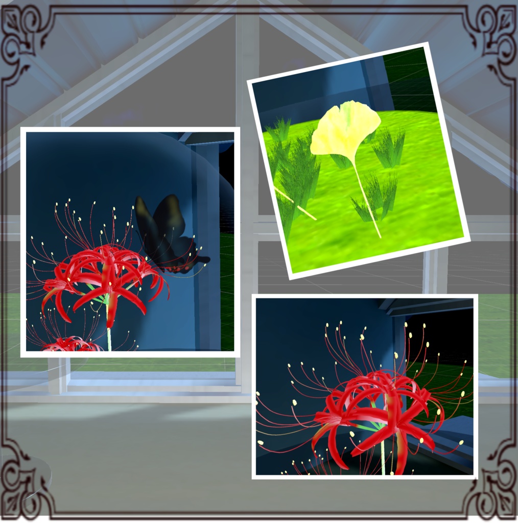 彼岸の灯守 _ 彼岸花のガラスドーム