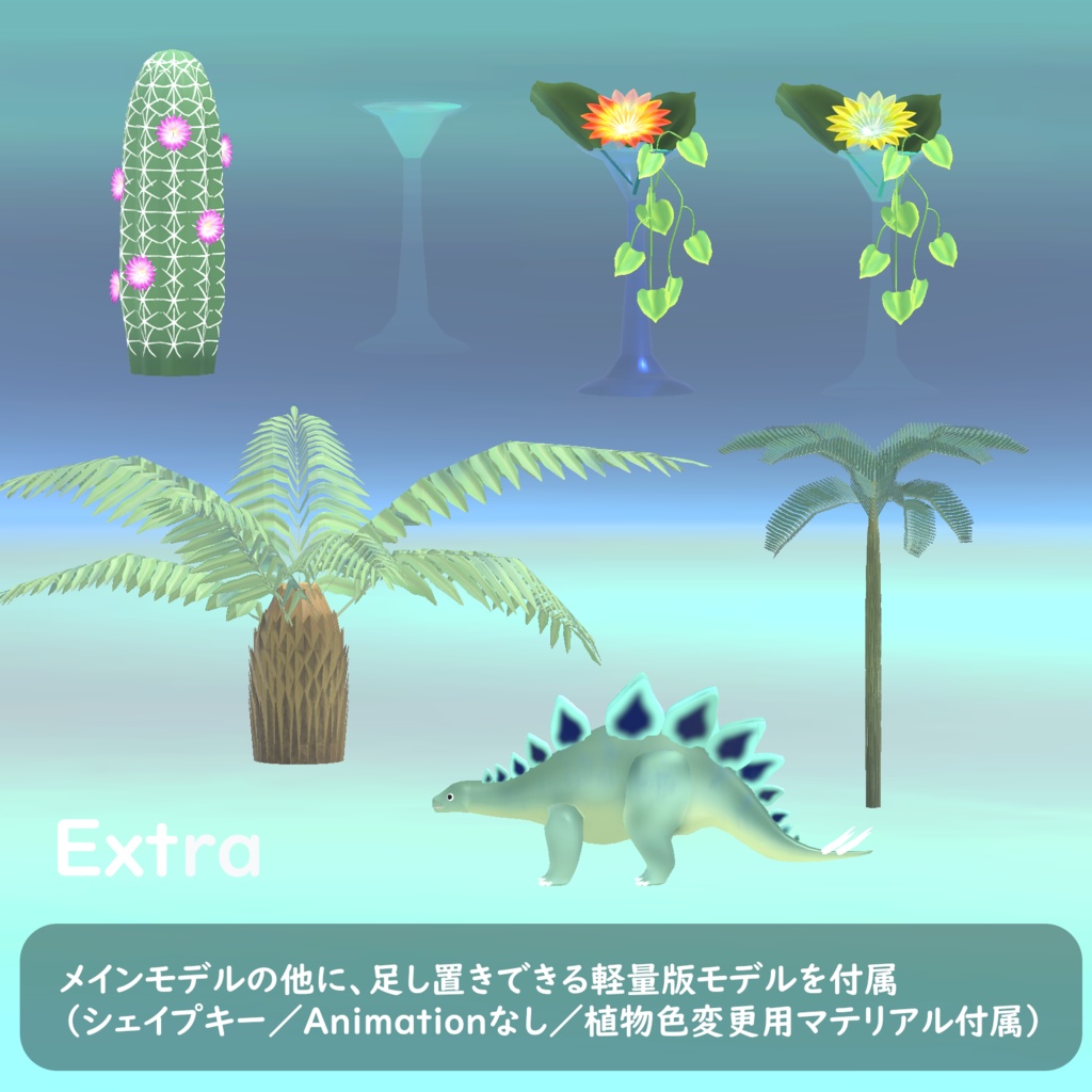 【動く!餌やりギミック付き】Neo Jurassic Garden