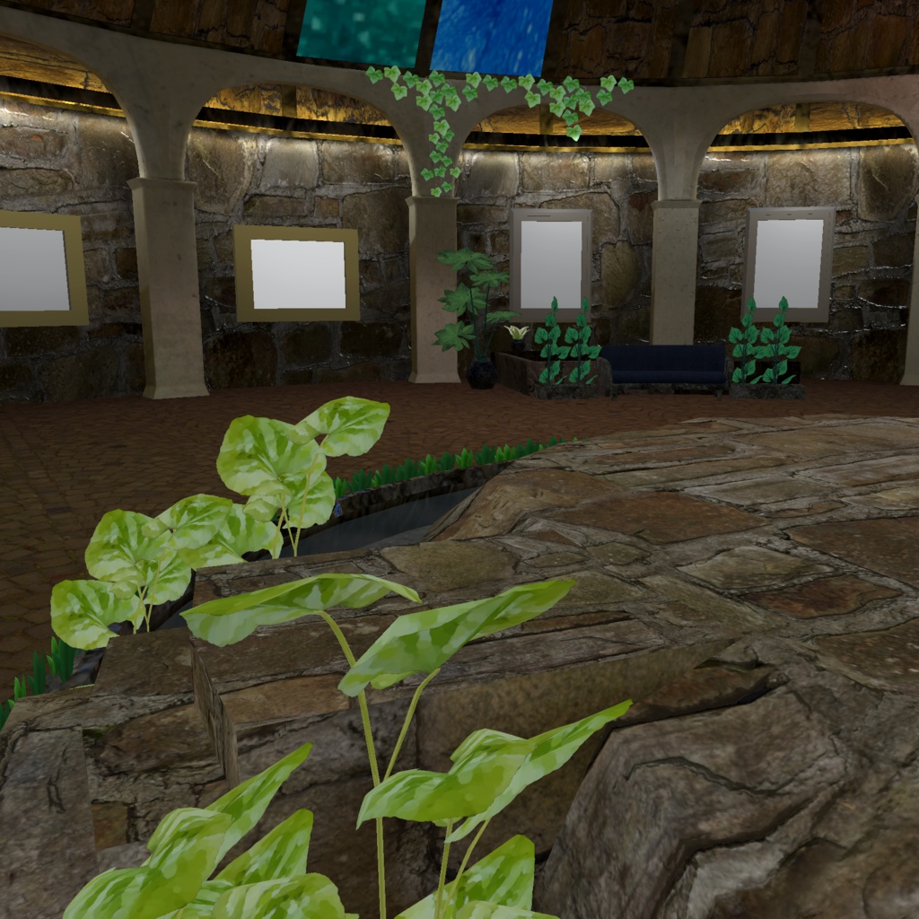 【VRC向けワールド】Glassflow Sanctuary _ 小さな海 – With Aquarium