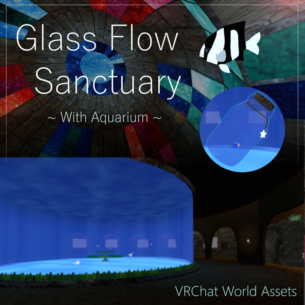 Glassflow Sanctuary _ 小さな海 – With Aquarium
