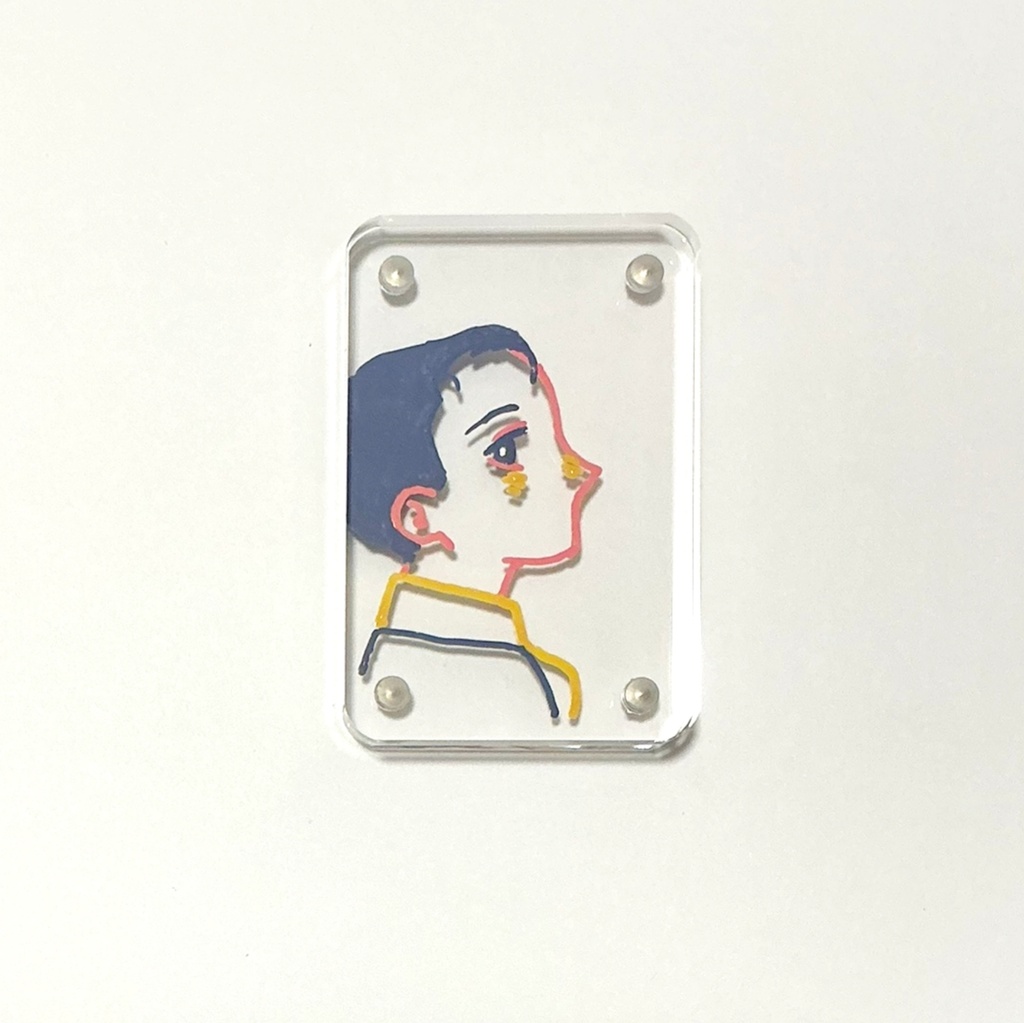 アクリルブロック(アナログイラスト)︰シャルル