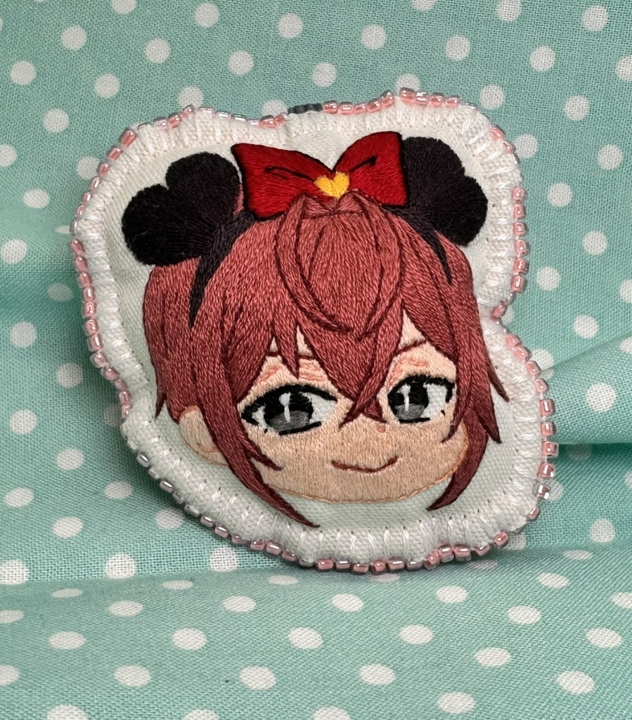 刺繍キーホルダー：twst/リドル君