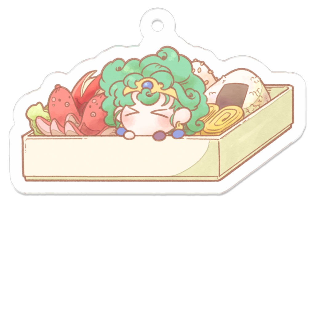 たべぶろアクキー【おべんとう】