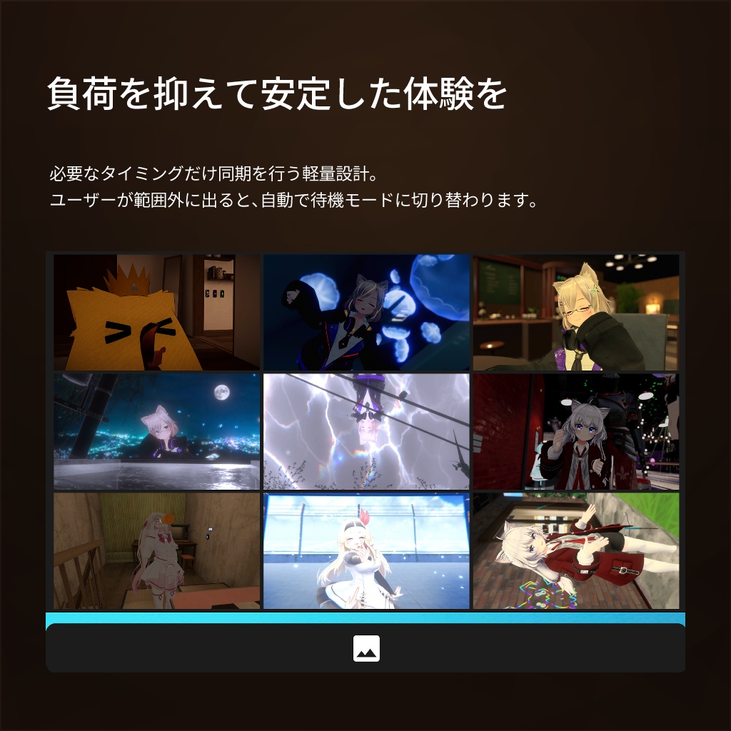 簡単設定でいいかんじに表示してくれるアルバムギミック