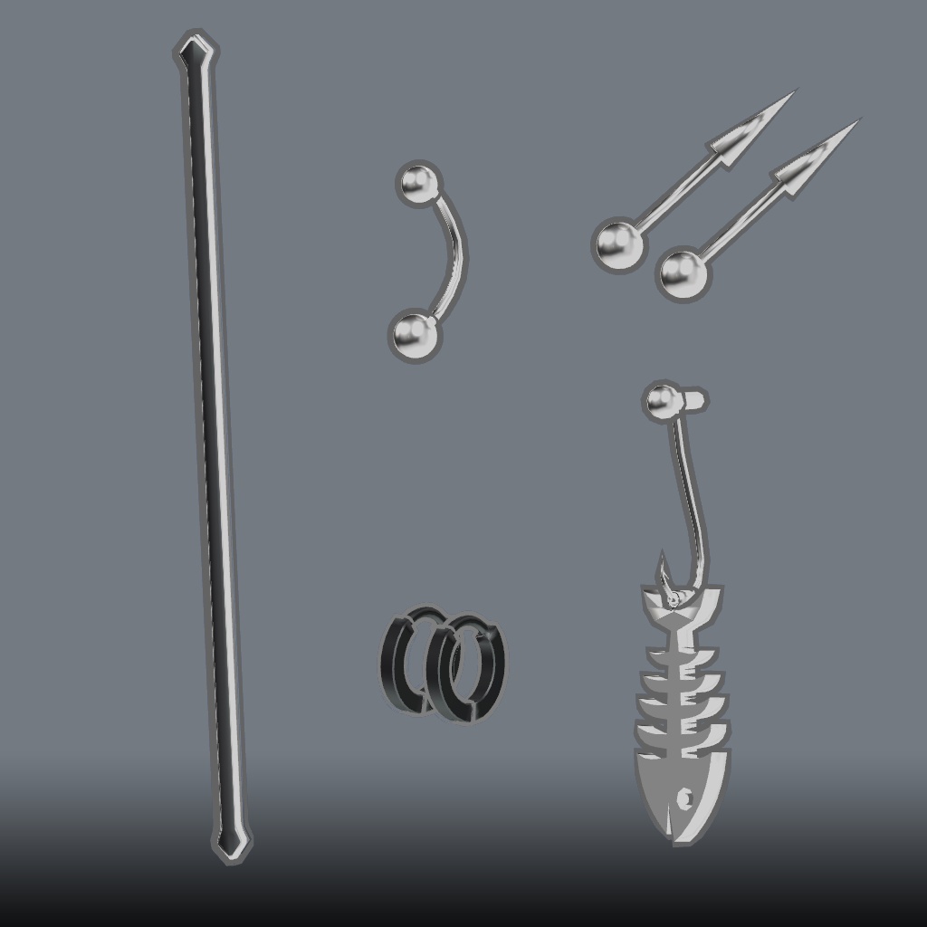 【キプフェル対応】CAT FLARE earring