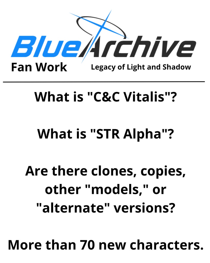 大規模伝承プロジェクト!「光と影の遺産」- MASSIVE Lore Project! "Legacy of Light and Shadow"