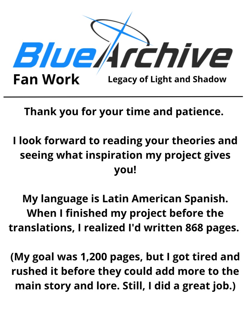 大規模伝承プロジェクト!「光と影の遺産」- MASSIVE Lore Project! "Legacy of Light and Shadow"