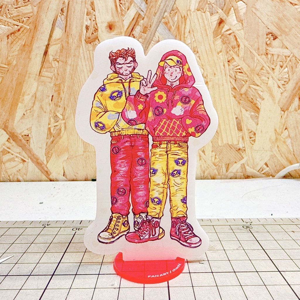 寄り添いアクスタ【ウルデプ】🌈