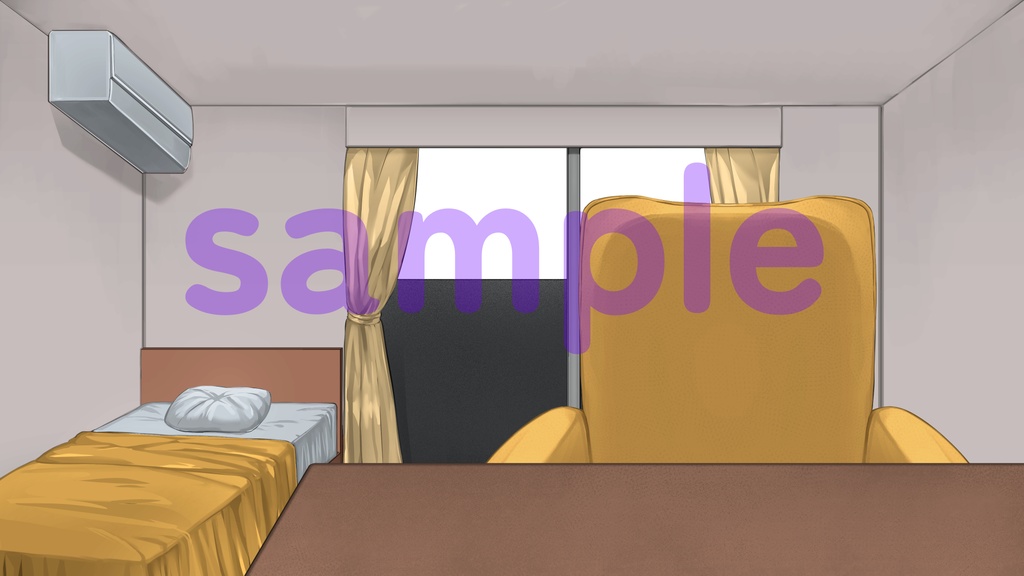 シンプル部屋背景セット