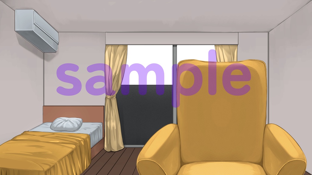 シンプル部屋背景セット