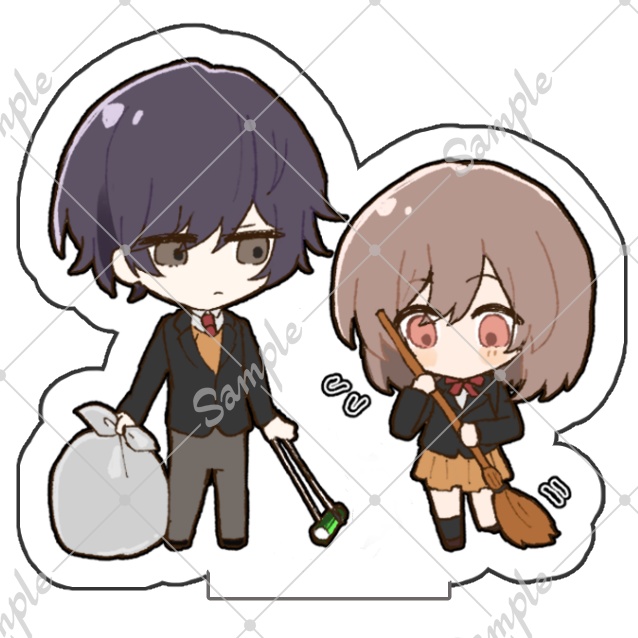 めがみさまのおそうじ おそうじアクリルスタンドセット