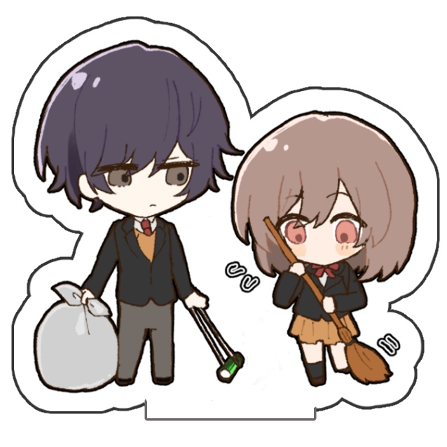 めがみさまのおそうじ おそうじアクリルスタンドセット