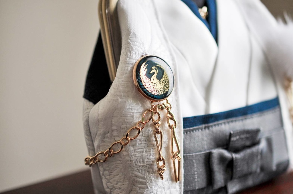 鶴丸イメージがま口