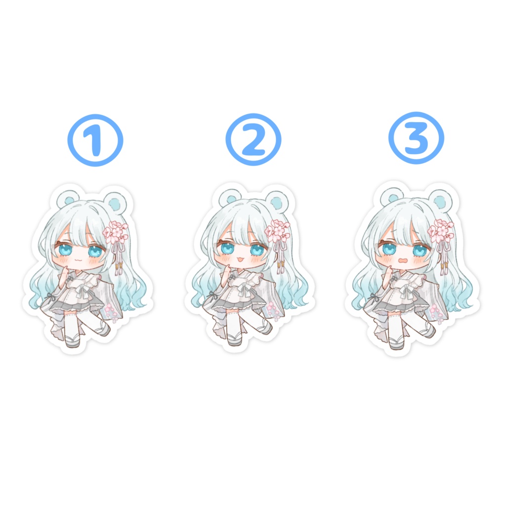 選べるむぎむぎステッカー