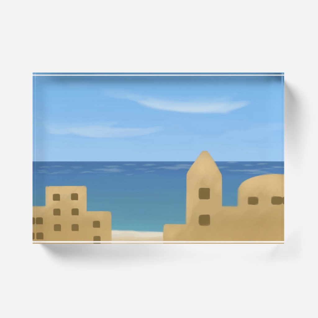 川から海まで アクリルブロック