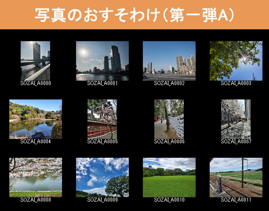 おすそわけ写真集(第一弾)A