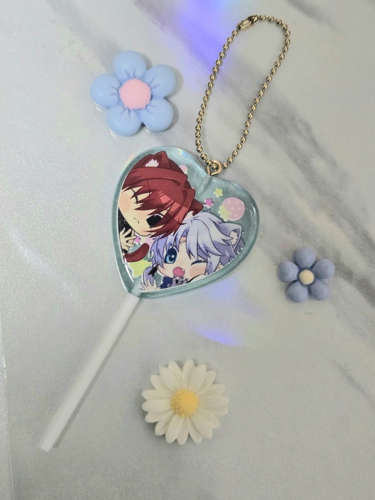 はらとーほっぺた「むにっ！」アクリルキーホルダー