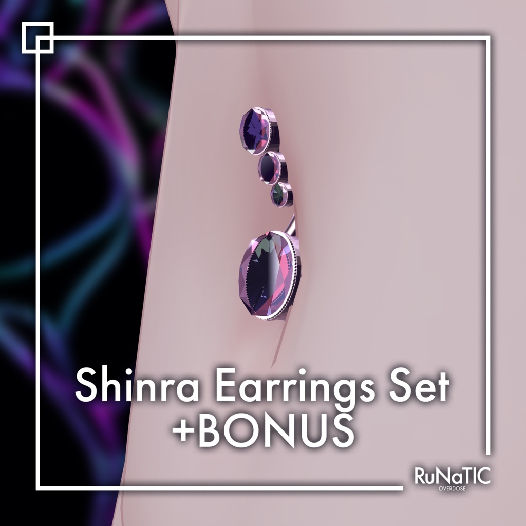 Shinra & Kuuta Earrings Set